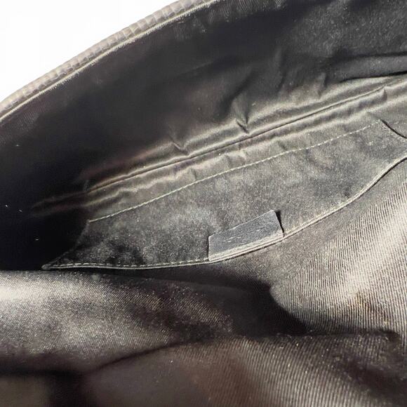 Vintage Gucci Black Velvet Lizard Horsebit Chain Big size - Picture 7 of 10